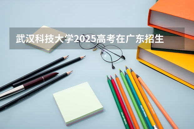 武汉科技大学2025高考在广东招生计划介绍