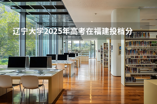 辽宁大学2025年高考在福建投档分数线