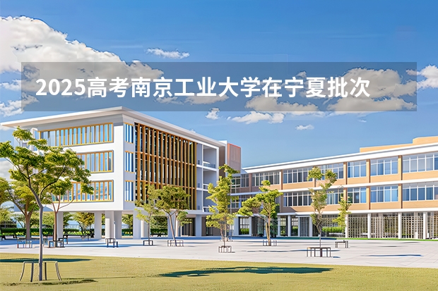 2025高考南京工业大学在宁夏批次线差是多少（2026参考）