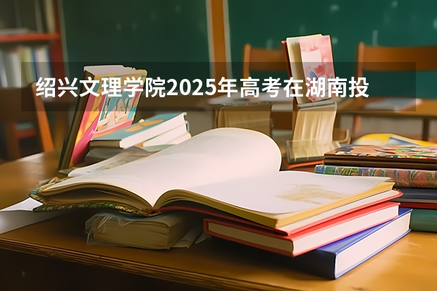 绍兴文理学院2025年高考在湖南投档分数线