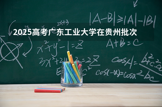 2025高考广东工业大学在贵州批次线差是多少（2026参考）
