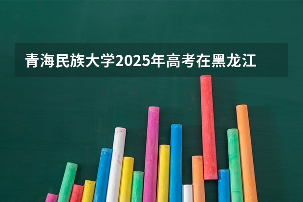 青海民族大学2025年高考在黑龙江投档分数线