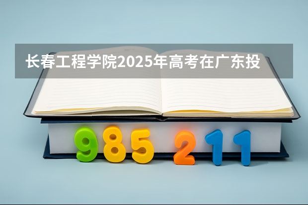 长春工程学院2025年高考在广东投档分数线