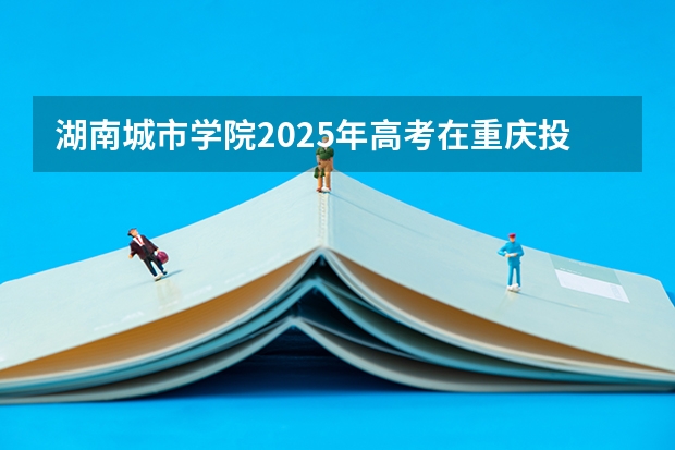 湖南城市学院2025年高考在重庆投档分数线