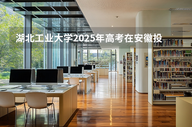 湖北工业大学2025年高考在安徽投档分数线