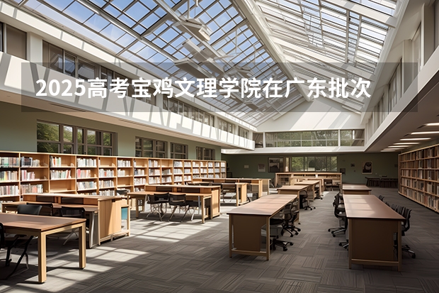 2025高考宝鸡文理学院在广东批次线差是多少（2026参考）