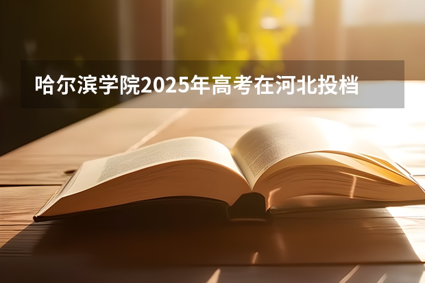 哈尔滨学院2025年高考在河北投档分数线