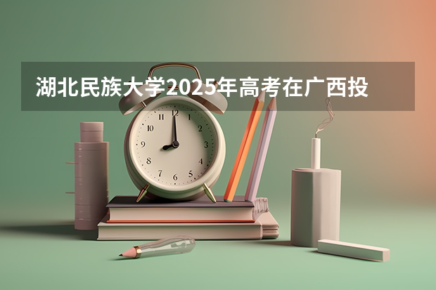 湖北民族大学2025年高考在广西投档分数线
