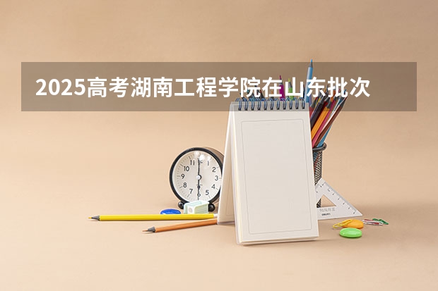 2025高考湖南工程学院在山东批次线差是多少（2026参考）