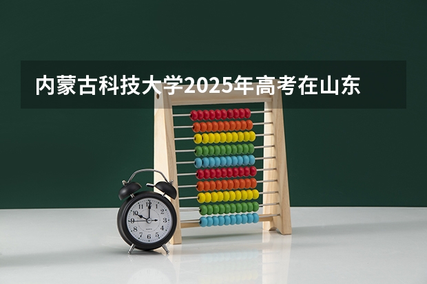 内蒙古科技大学2025年高考在山东投档分数线