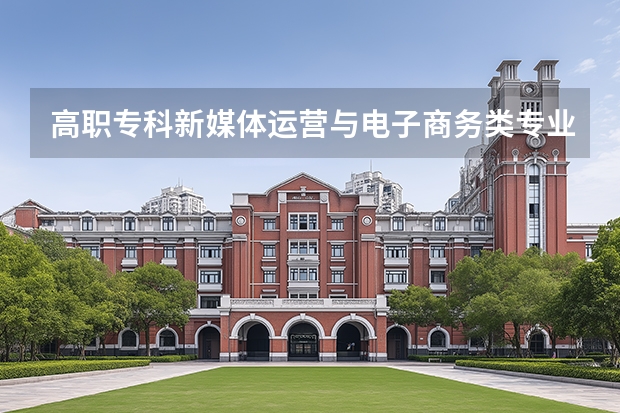 高职专科新媒体运营与电子商务类专业排名及就业前景深度解析
