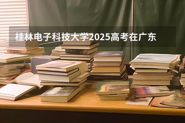 桂林电子科技大学2025高考在广东招生计划介绍