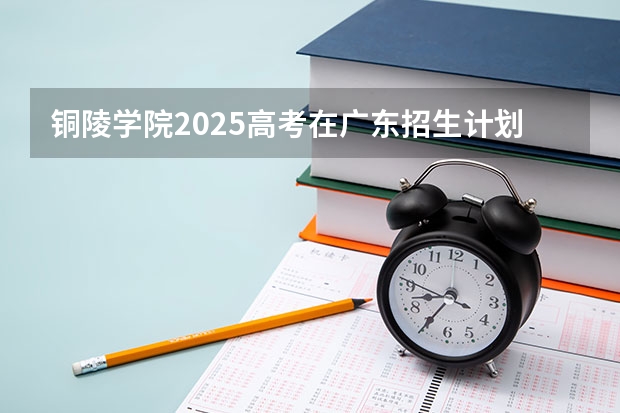 铜陵学院2025高考在广东招生计划介绍