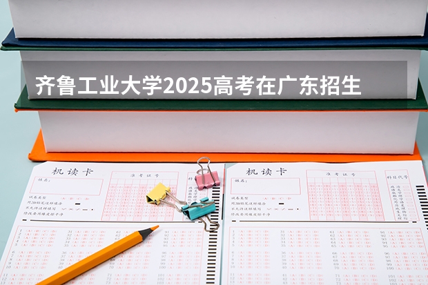 齐鲁工业大学2025高考在广东招生计划介绍